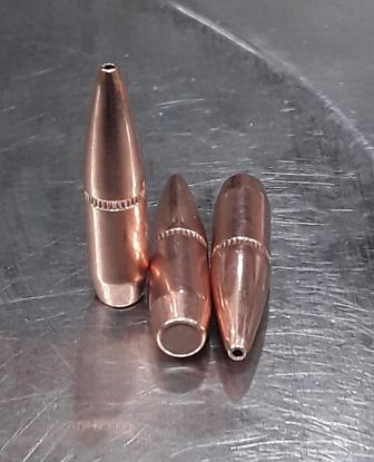 .224 (22-250) 52 Grain Hollow Point Boat Tail With Cannelure Projectile