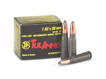 TULAMMO 7.62X39MM 154 GRAIN SP