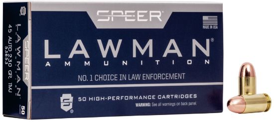 Picture of CCI Speer 45acp Lawman 230gr Total Metal Jacket 53653
