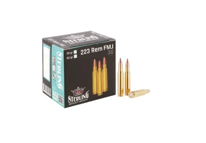 Picture of Sterling .223 Remington 55gr Full Metal Jacket 